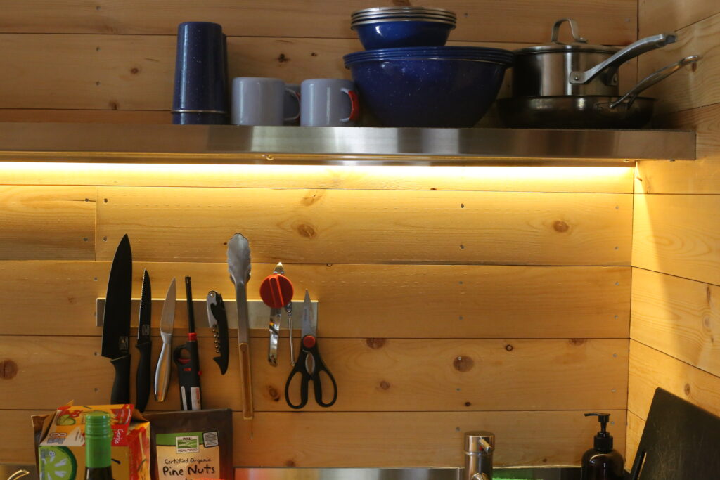 getaway house kitchen