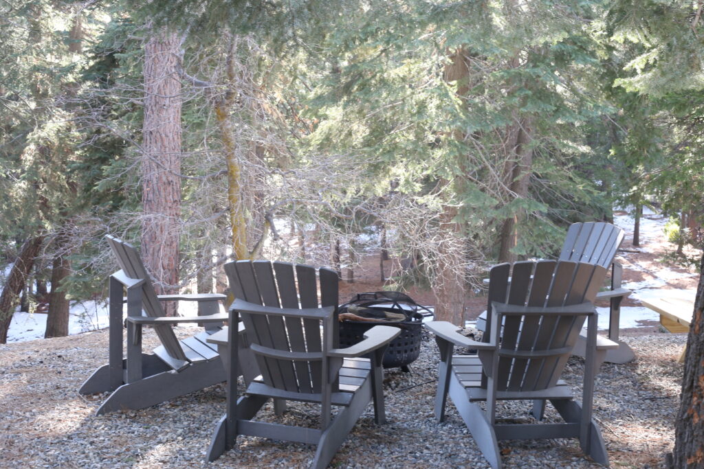 getaway house firepit