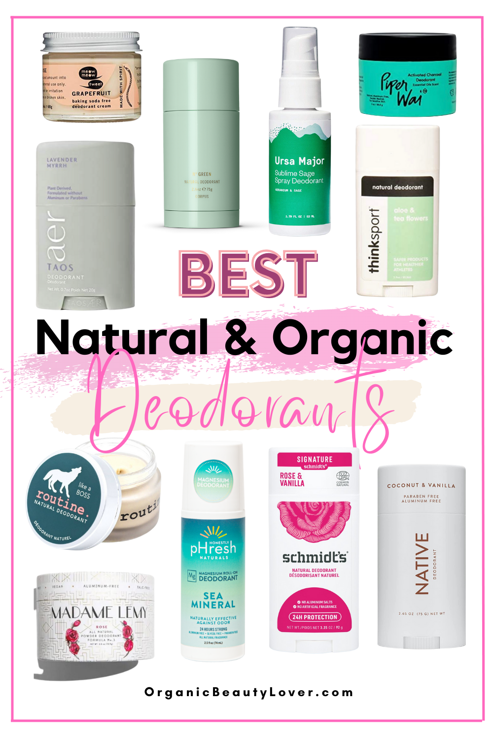 Best natural deodorants