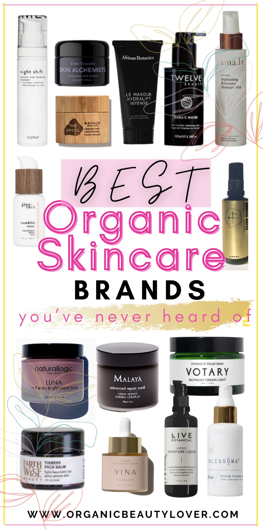 Best organic skincare brands anti aging