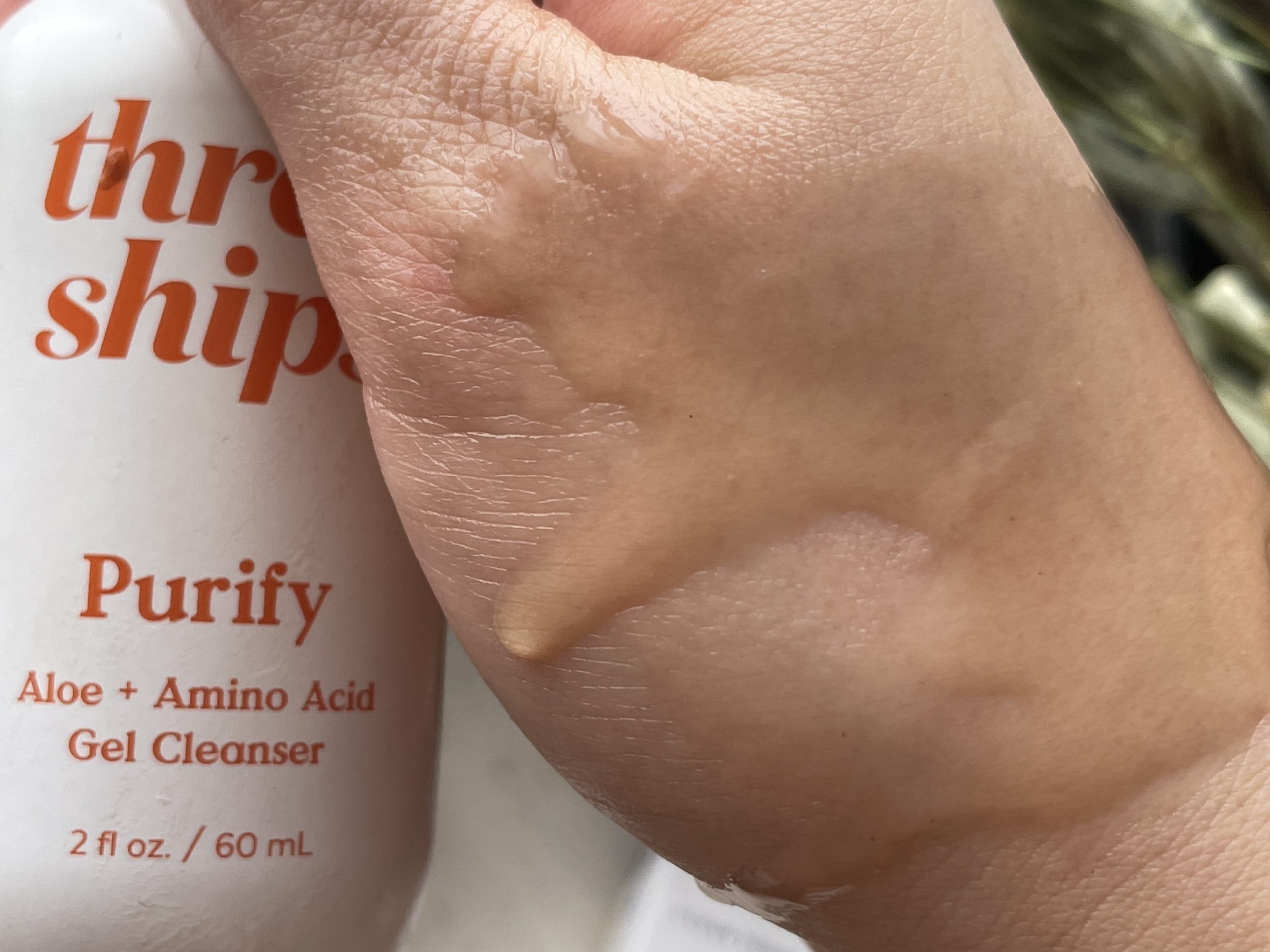 Three Ships Purify gel cleanser