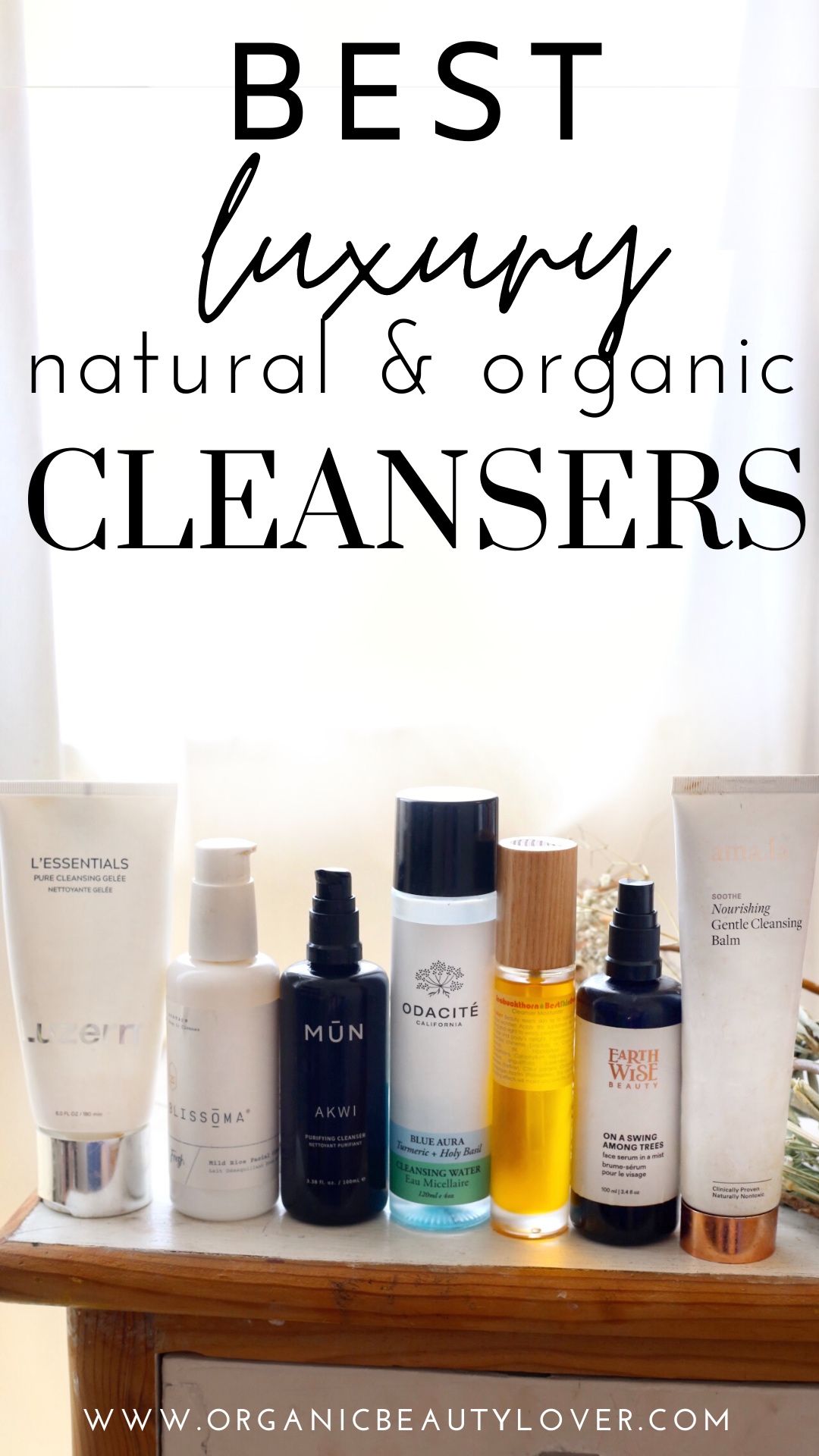 Best luxury organic face cleansers