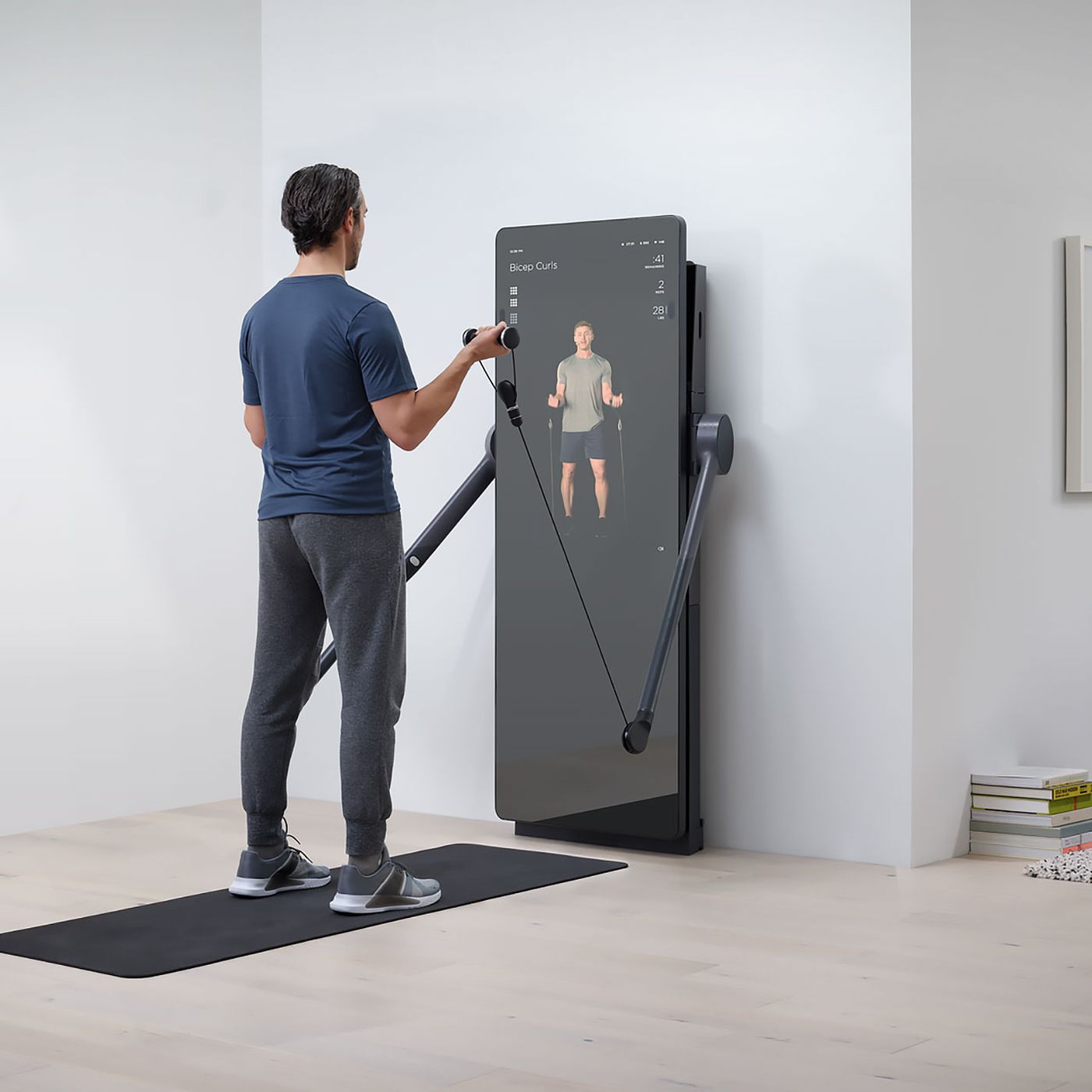 Smart workout mirror