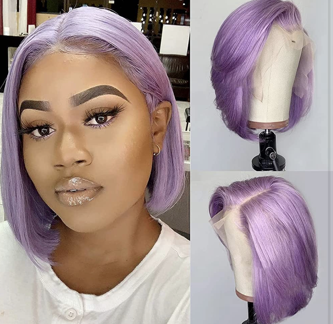 Purple wig