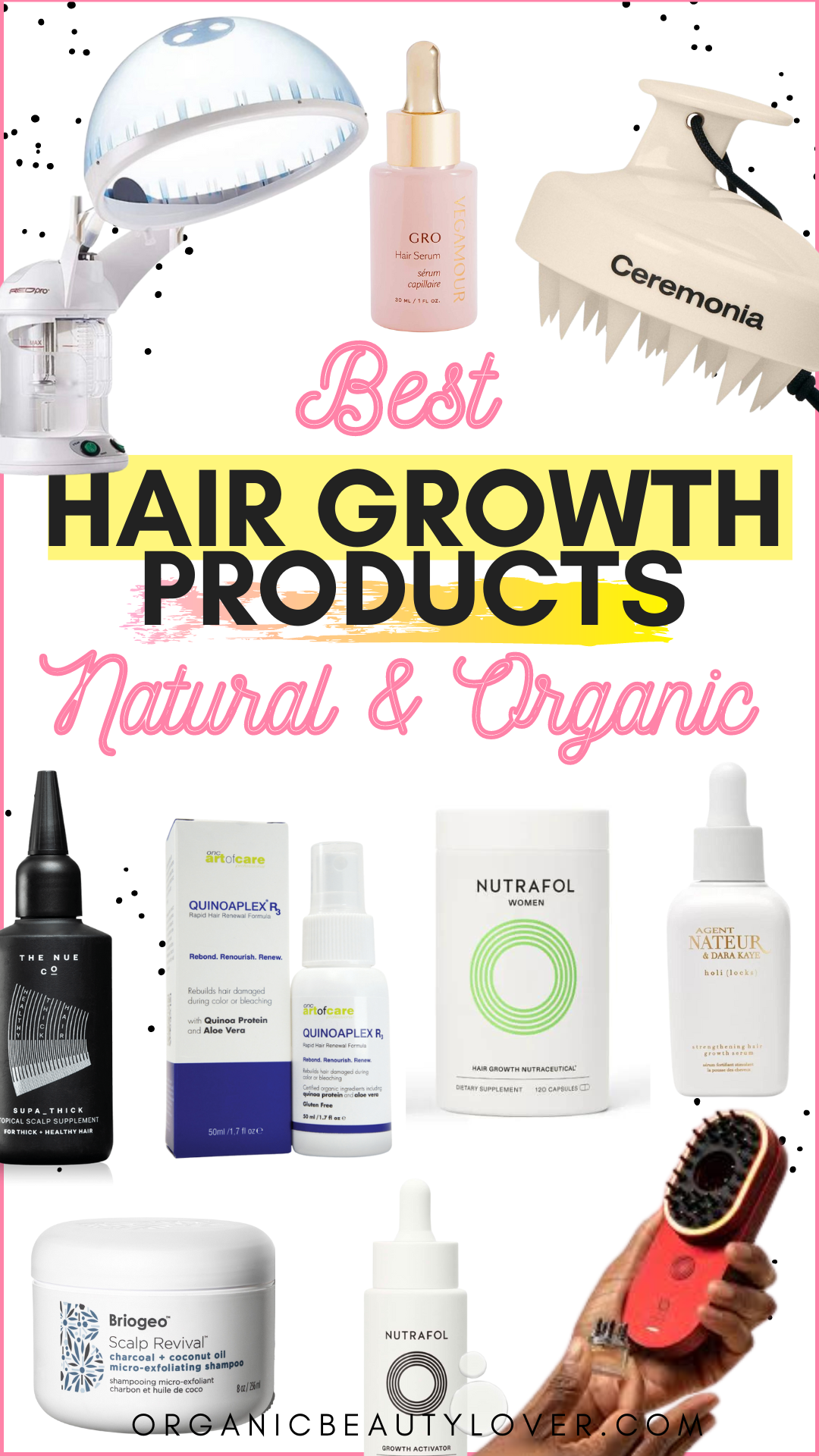 best natural hair growth products
