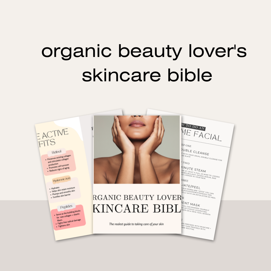 organic skincare guide book